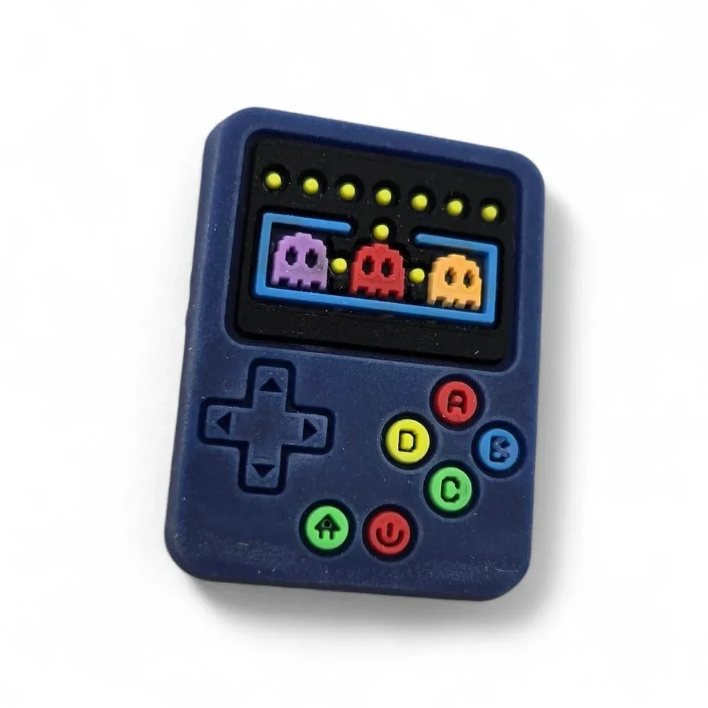 Gamer Shoe Charms – Retro Gaming Croc Charms with Controller, Arcade & Rubik’s